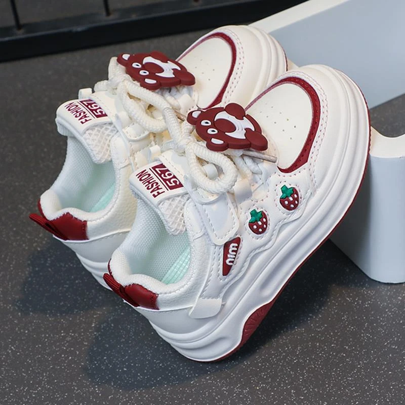 FAVMARTHA儿童运动鞋2025春秋新款软底防滑女童小白鞋软底防滑时