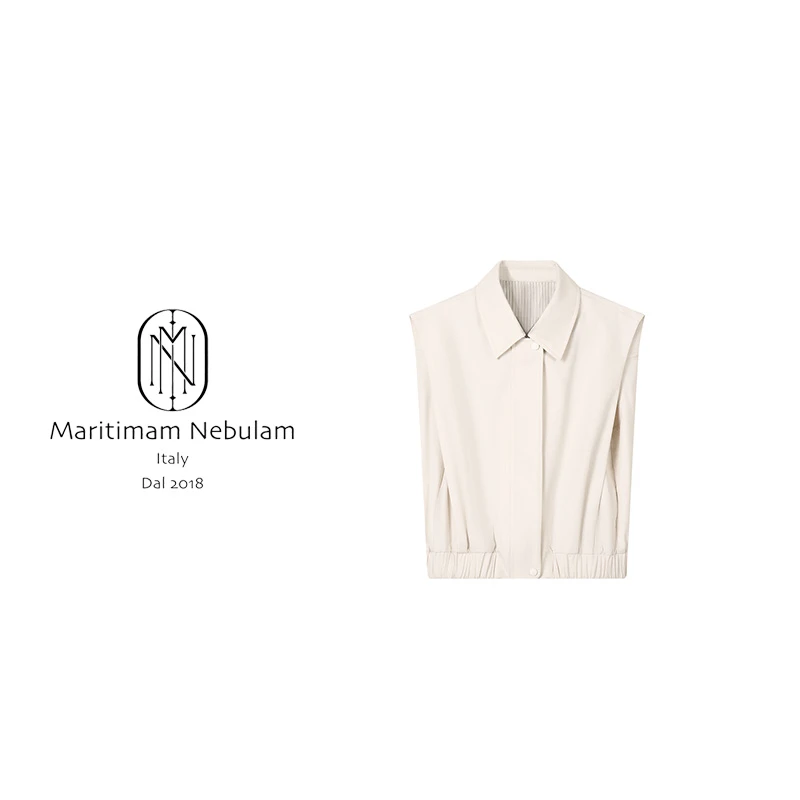 MN新款设计感Polo翻领无袖外穿马甲 SZ1515