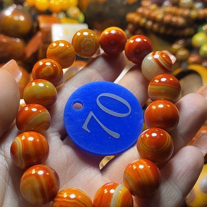 小***事玛瑙/玉髓未镶嵌手链