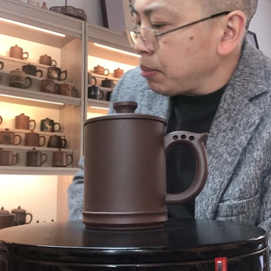 茶杯紫泥三才杯容量400