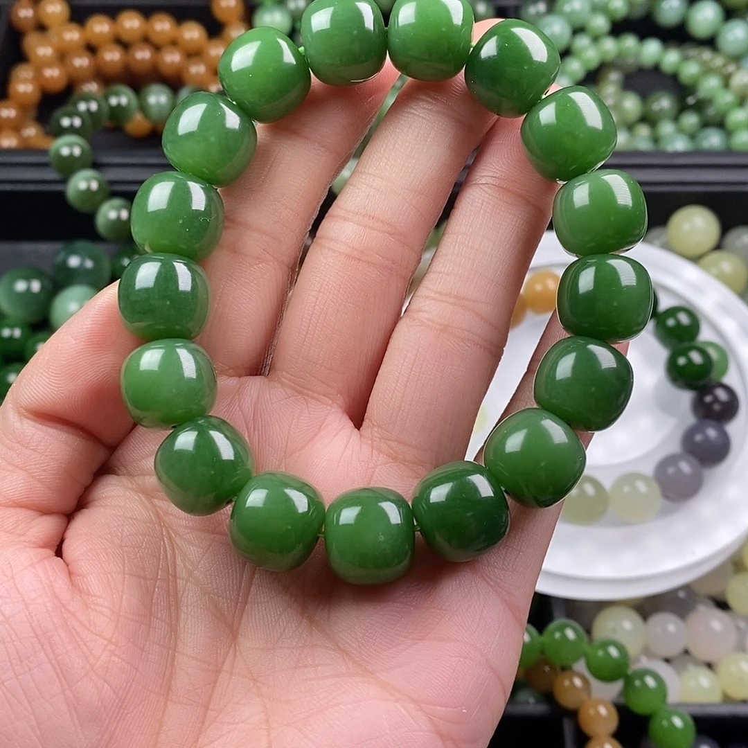 和田玉（碧玉）未镶嵌珠宝半成品