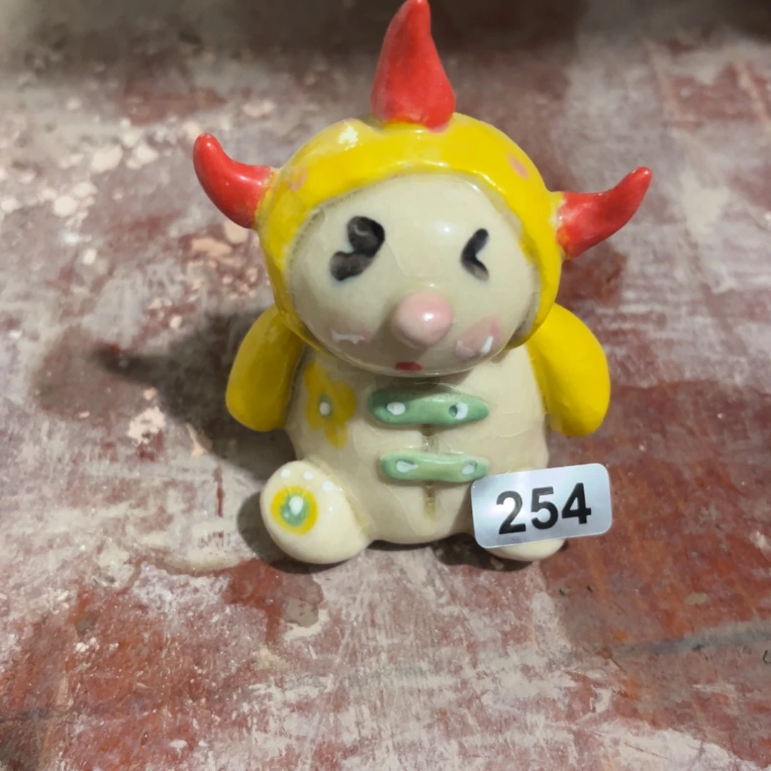 摆件纯手工抽象陶瓷摆件微瑕254