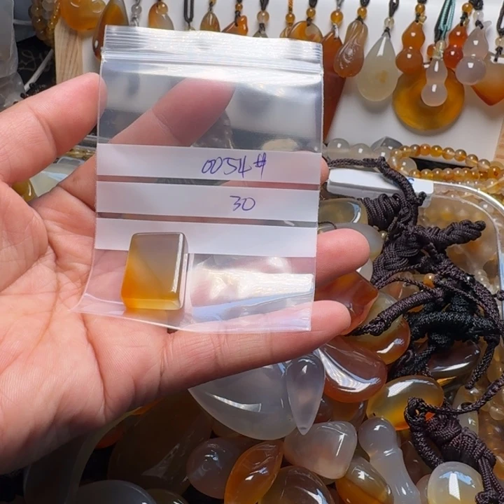 玛瑙/玉髓项链未镶嵌平***福0054