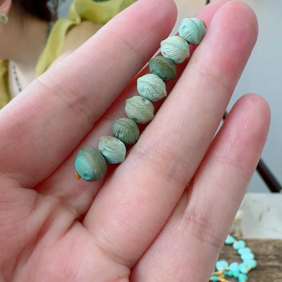 未镶嵌绿松石珠宝奇石
