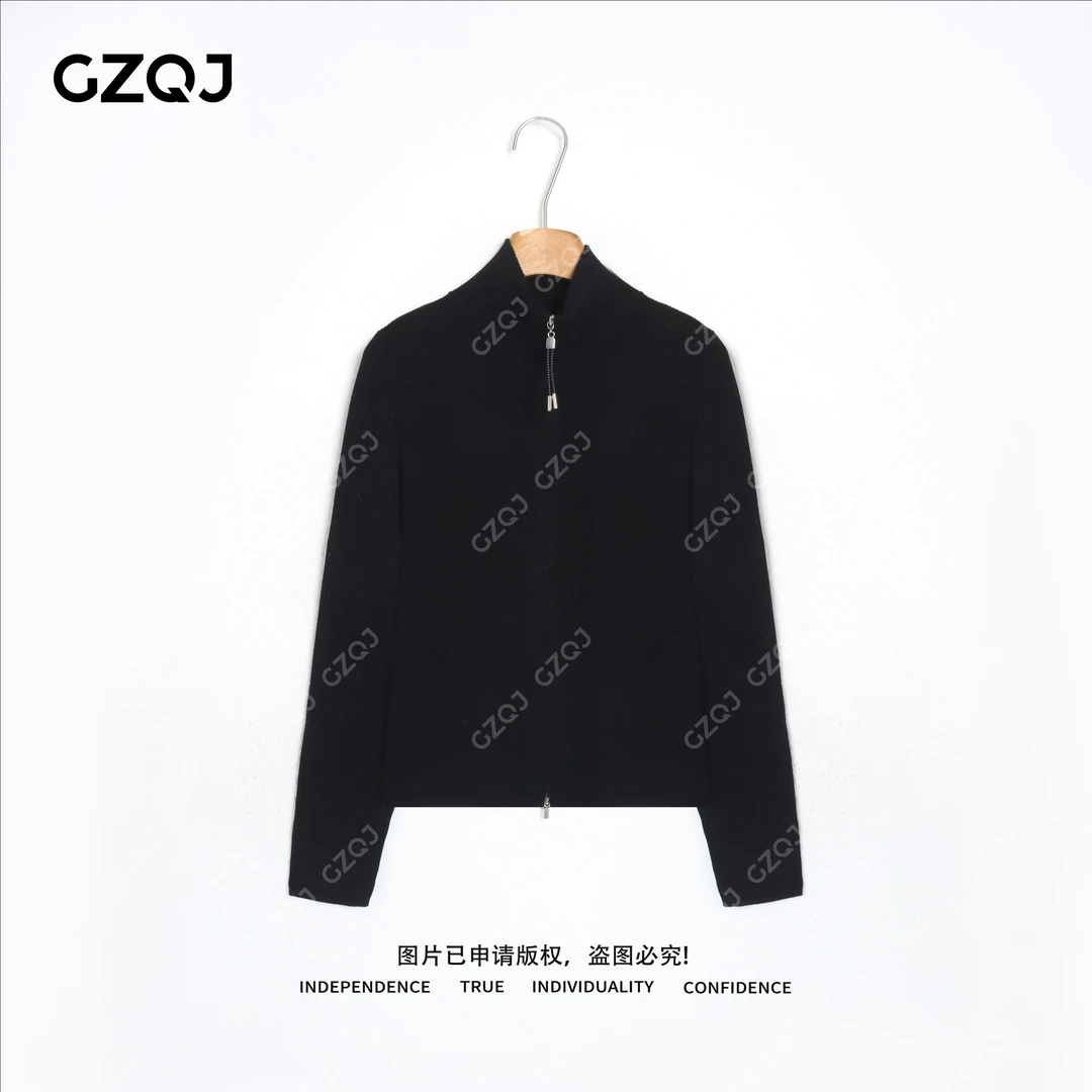 老琴私服【通勤日记】超细绵羊毛修身显瘦百搭针织衫毛衣女冬 62164