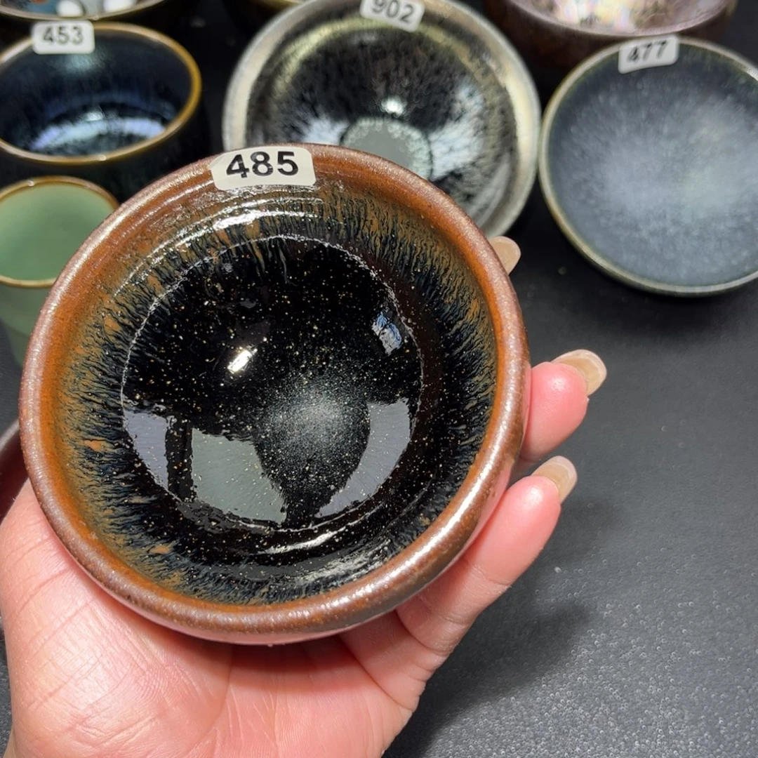 茶盏485 建盏单盏放大漏…………