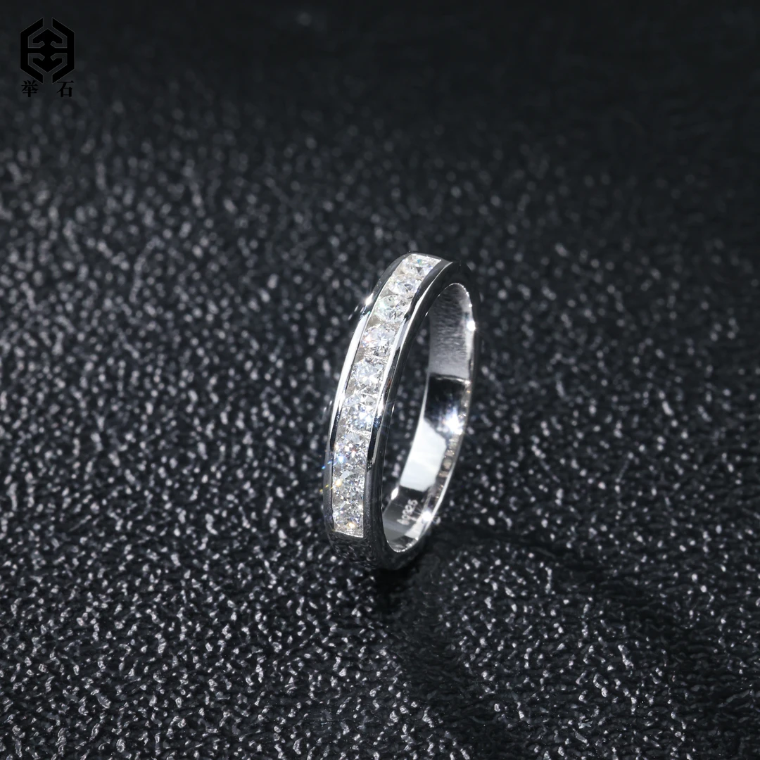 925银莫桑石银制品 【举石】X0513-9819-128莫桑钻戒指（一件/自选）M