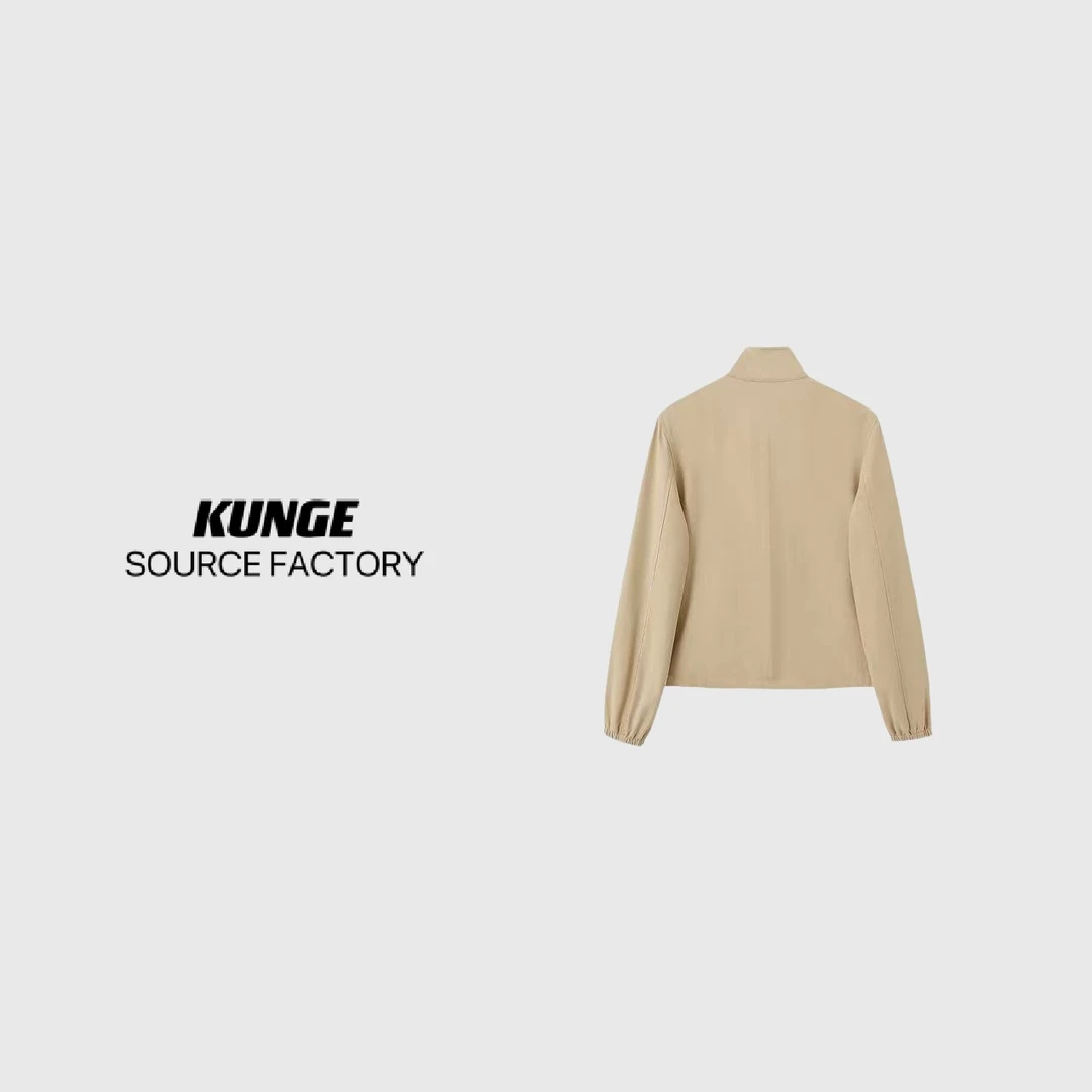 KUNGE 女款短款长袖运动时尚休闲女士外套-9801