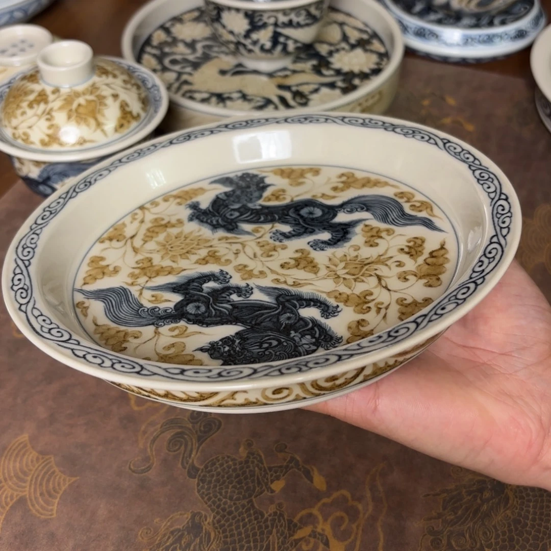 摆件景德镇手绘茶器