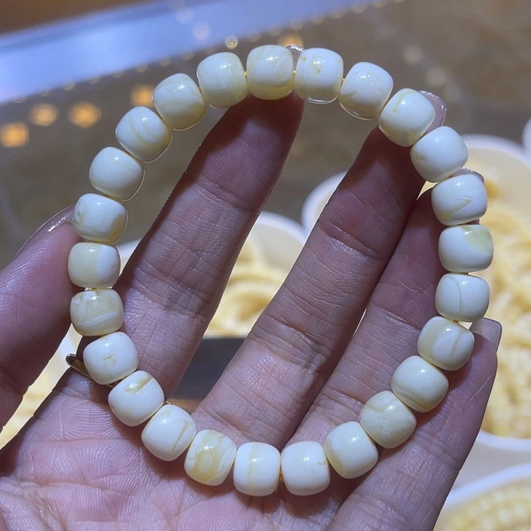 琥珀未镶嵌手链蜜蜡手串8.8