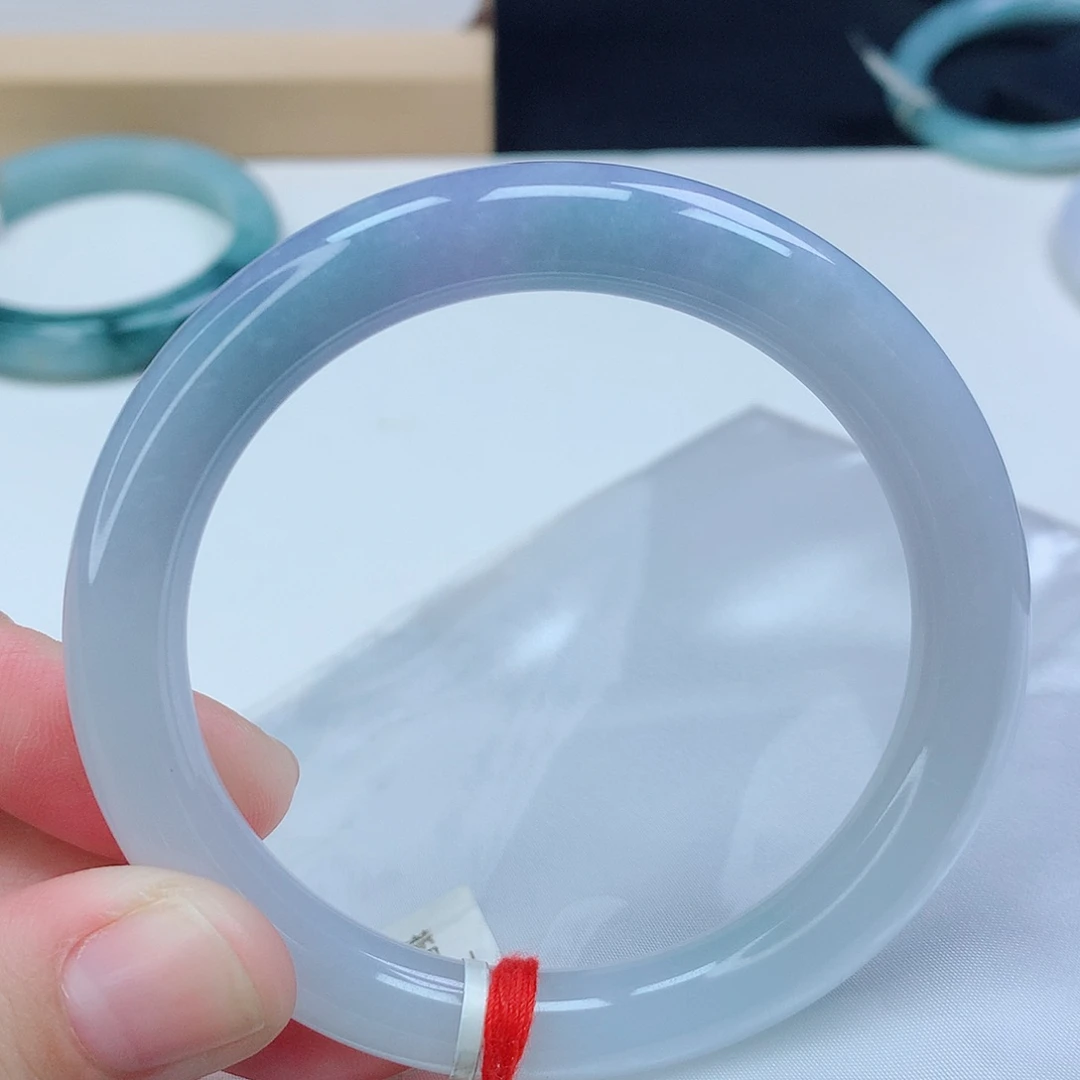 翡翠未镶嵌手镯59.5圈口