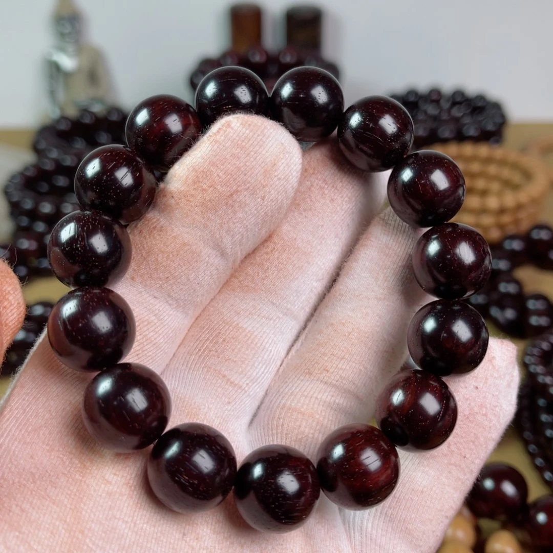 小叶紫檀手串/手链1.5高油密多星新手福利