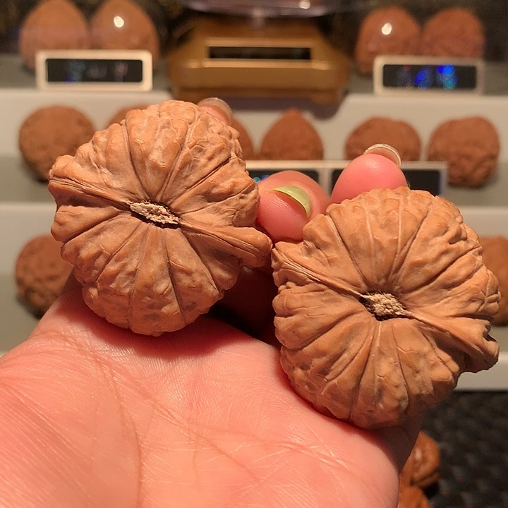 文玩核桃把件南瓜46尺