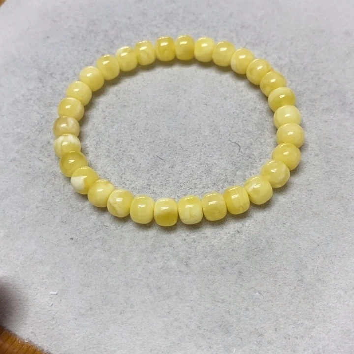 未镶嵌蜜蜡裸石串