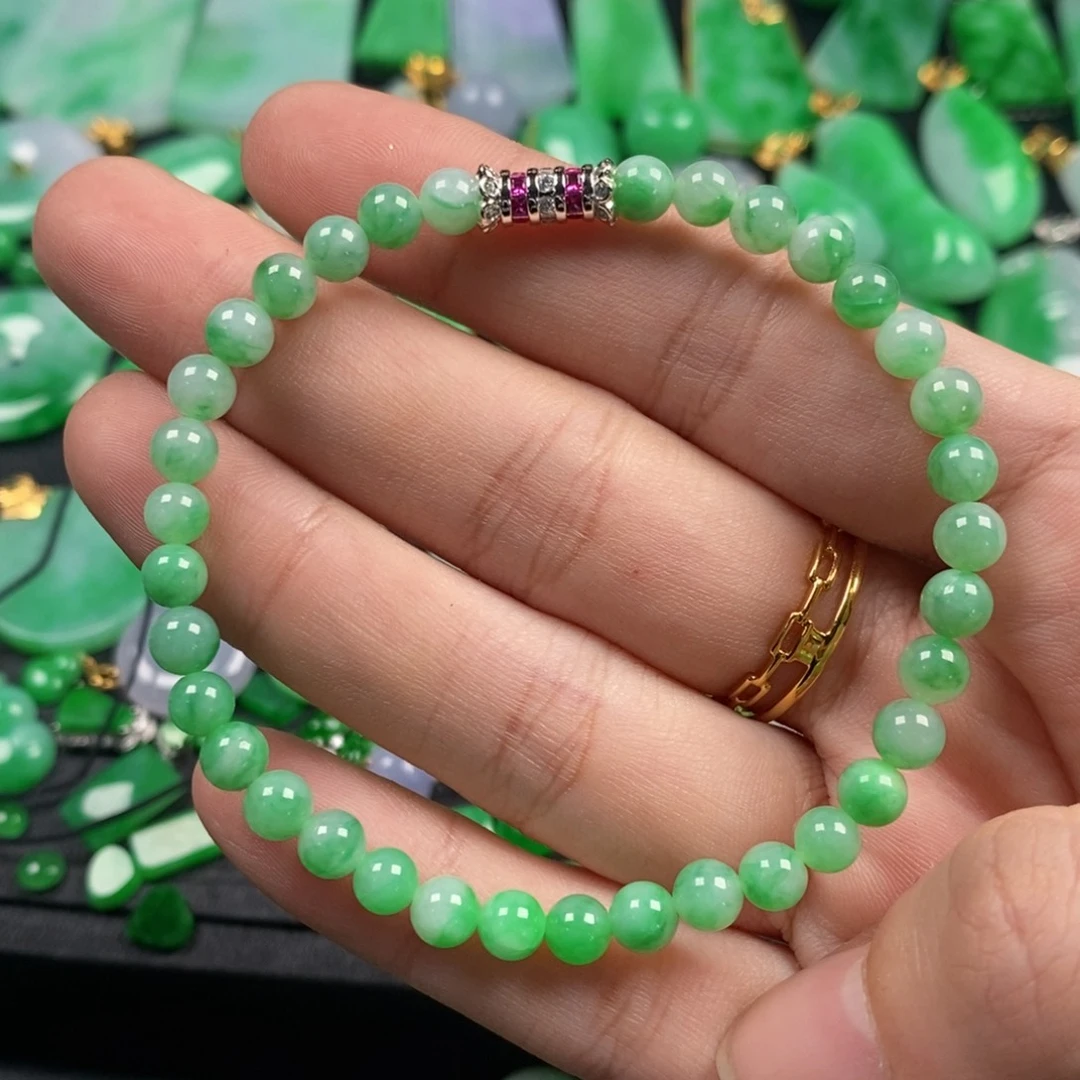 翡翠未镶嵌手链翡翠