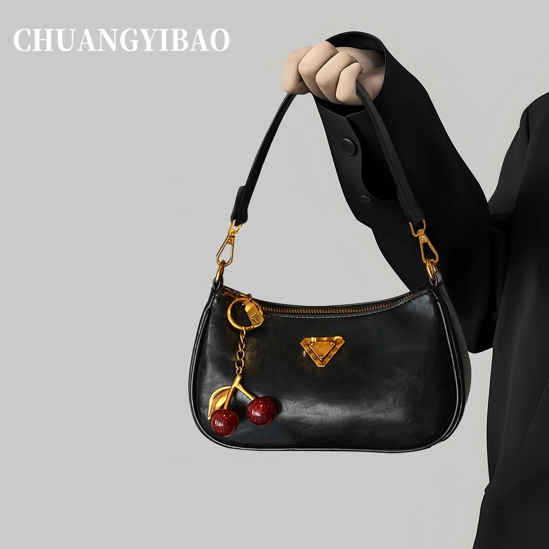 超火百搭腋下马鞍包包女式2025新款秋冬高级感小众通勤单肩斜挎包