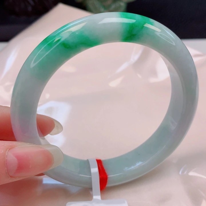 未镶嵌手镯翡翠58圈