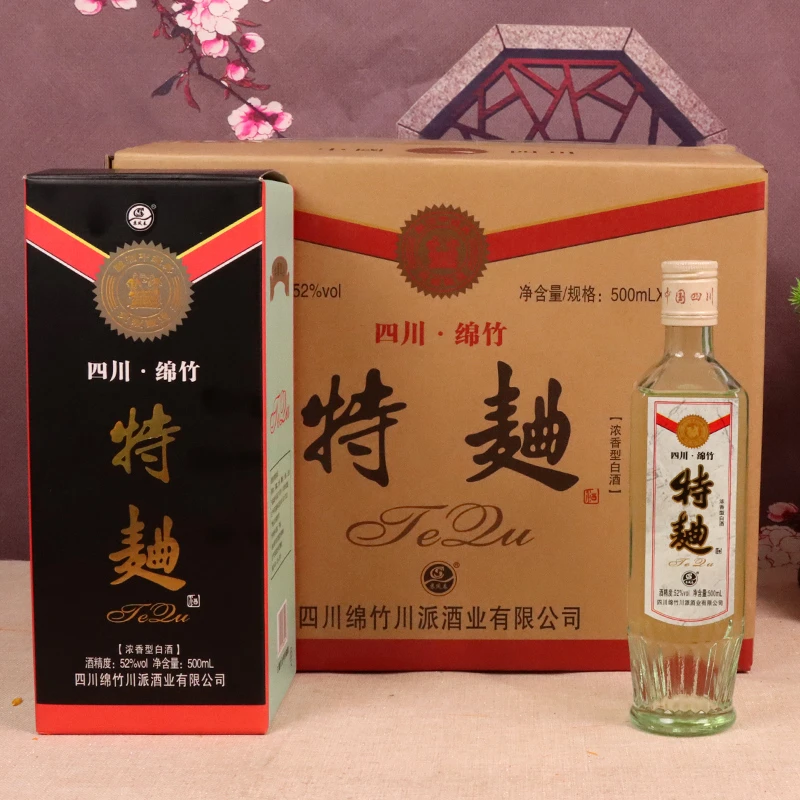 苏凤春四川特曲纯粮酿造浓香型白酒52度 500ml整箱6瓶装52度500ml
