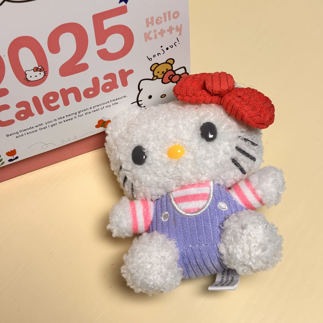 复古卷毛kitty包包挂件