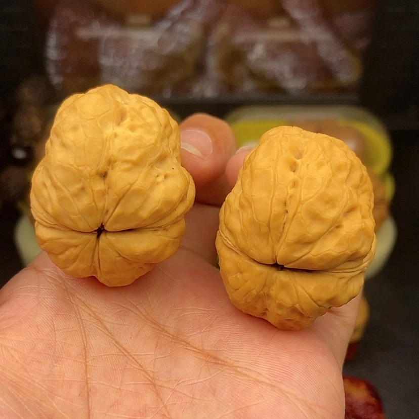 【闪购商品】文玩核桃手串42尺方尊金蟾