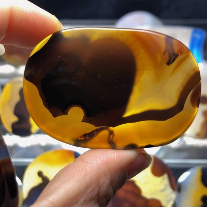 合金玛瑙/玉髓珠宝奇石16