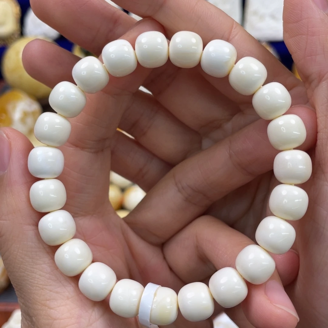 蜜蜡裸石未镶嵌琥珀蜜蜡手串卡9.5mm