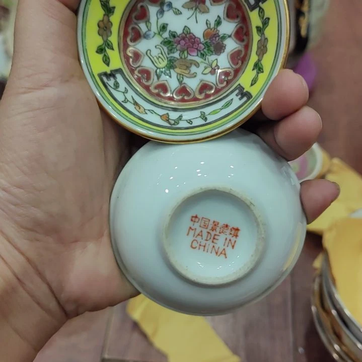 陶瓷景德镇小碟子一对