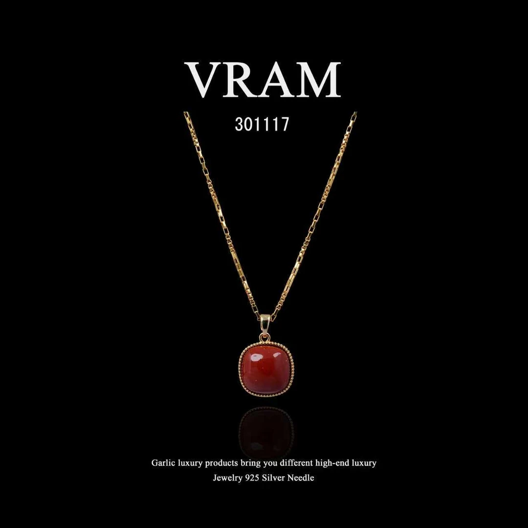 镀K金  VRAM项链~301117（40+5cm）