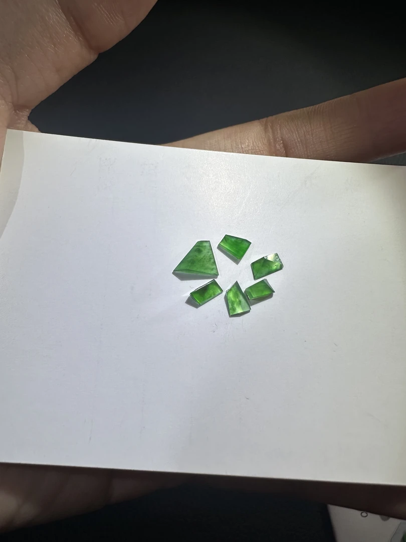 冰绿6个切割随形