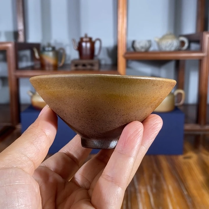 茶杯紫砂100cc主人杯 段泥