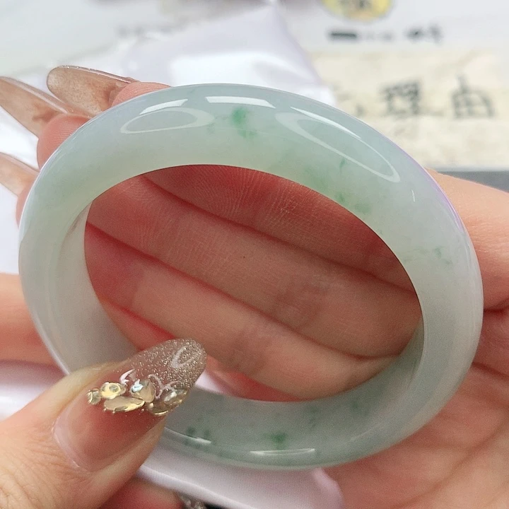 翡翠手镯未镶嵌缅甸天然A货翡翠