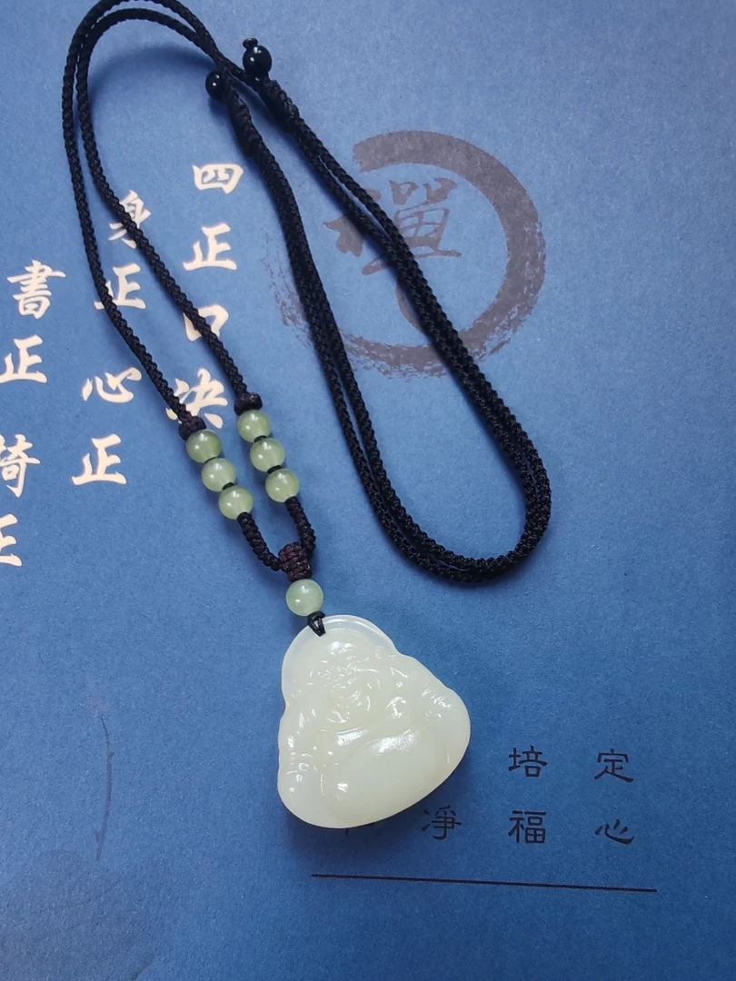 【双面大弥勒】纯天然晴水大佛公吊坠百搭气质国风