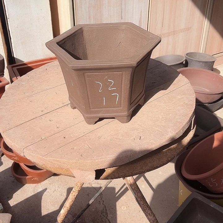 紫砂花盆透气花盆