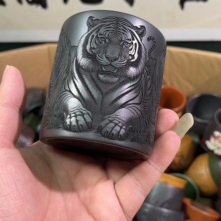 茶杯紫砂全手工紫砂主人杯