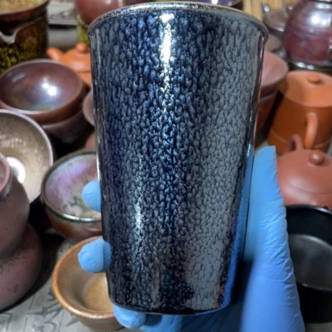 茶盏建阳建盏微瑕可乐杯