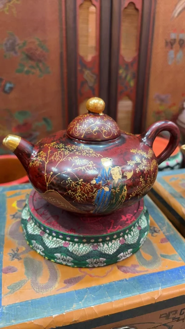 【晋博雅物】【漆器】漆器壶