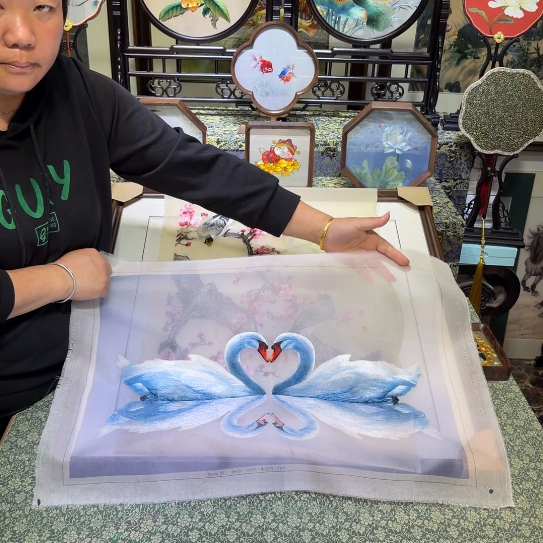 刺绣手工苏绣工艺制作技艺精湛