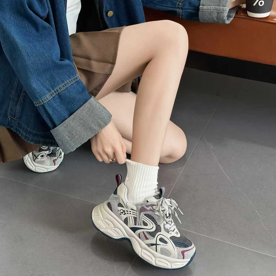 轩轩家【高货老了爹鞋】 网红炸街款高货大牌韩版时尚洋气休闲鞋