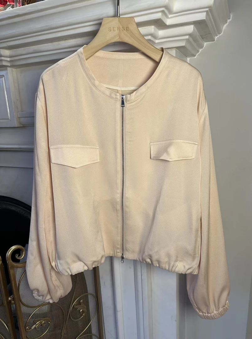 SENSE 25年  醋酸休闲短外套