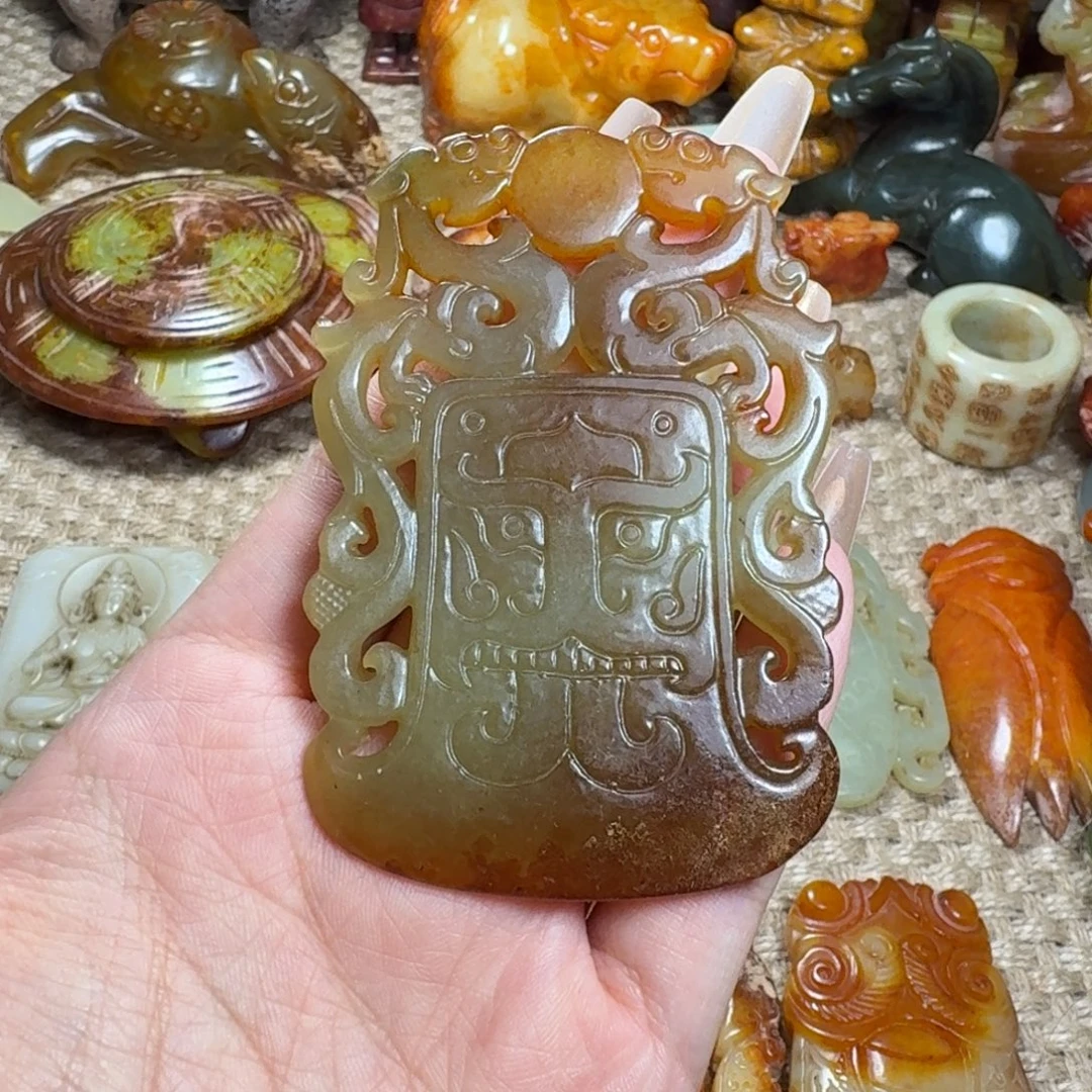 吊坠白玉菩提挂件