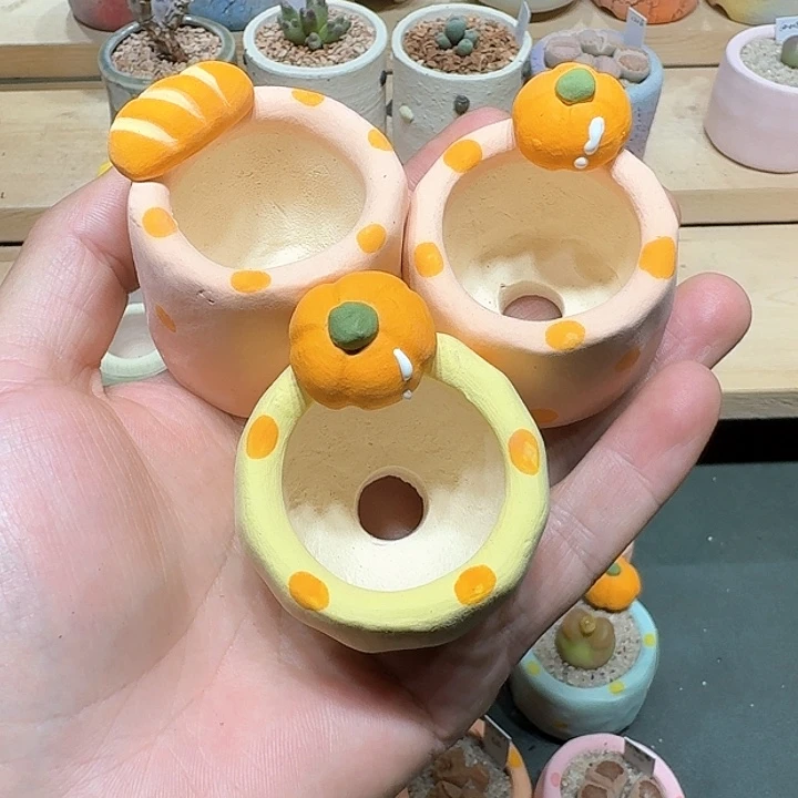 红陶希**哈蘑菇383花盆