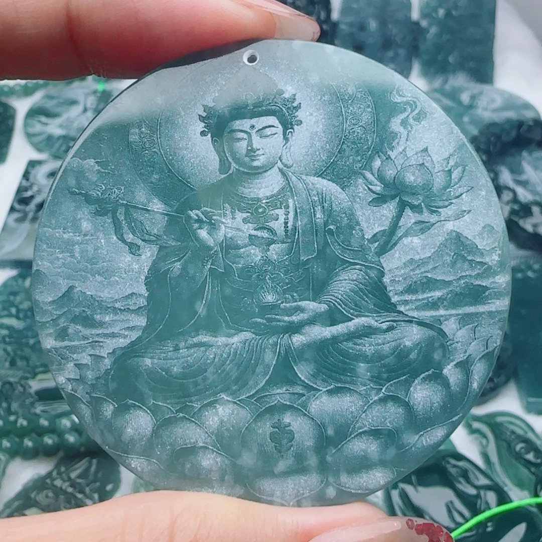 颈饰未镶嵌翡翠多样性发货天然的A货翡翠
