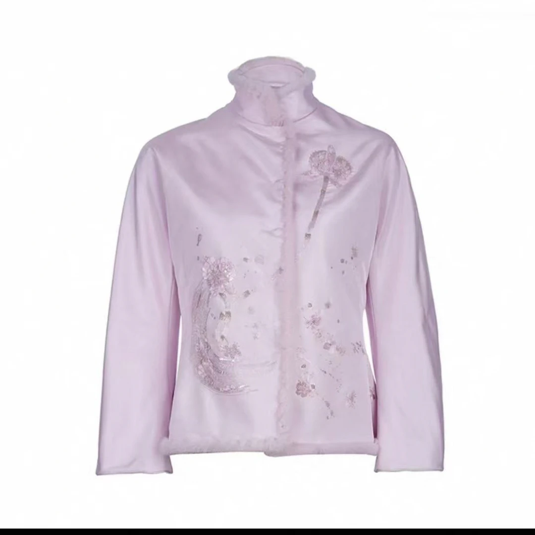 w•luxury design | 花与果|气质优雅冬季外套