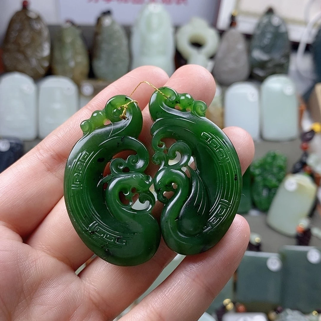 和田玉（碧玉）未镶嵌颈饰