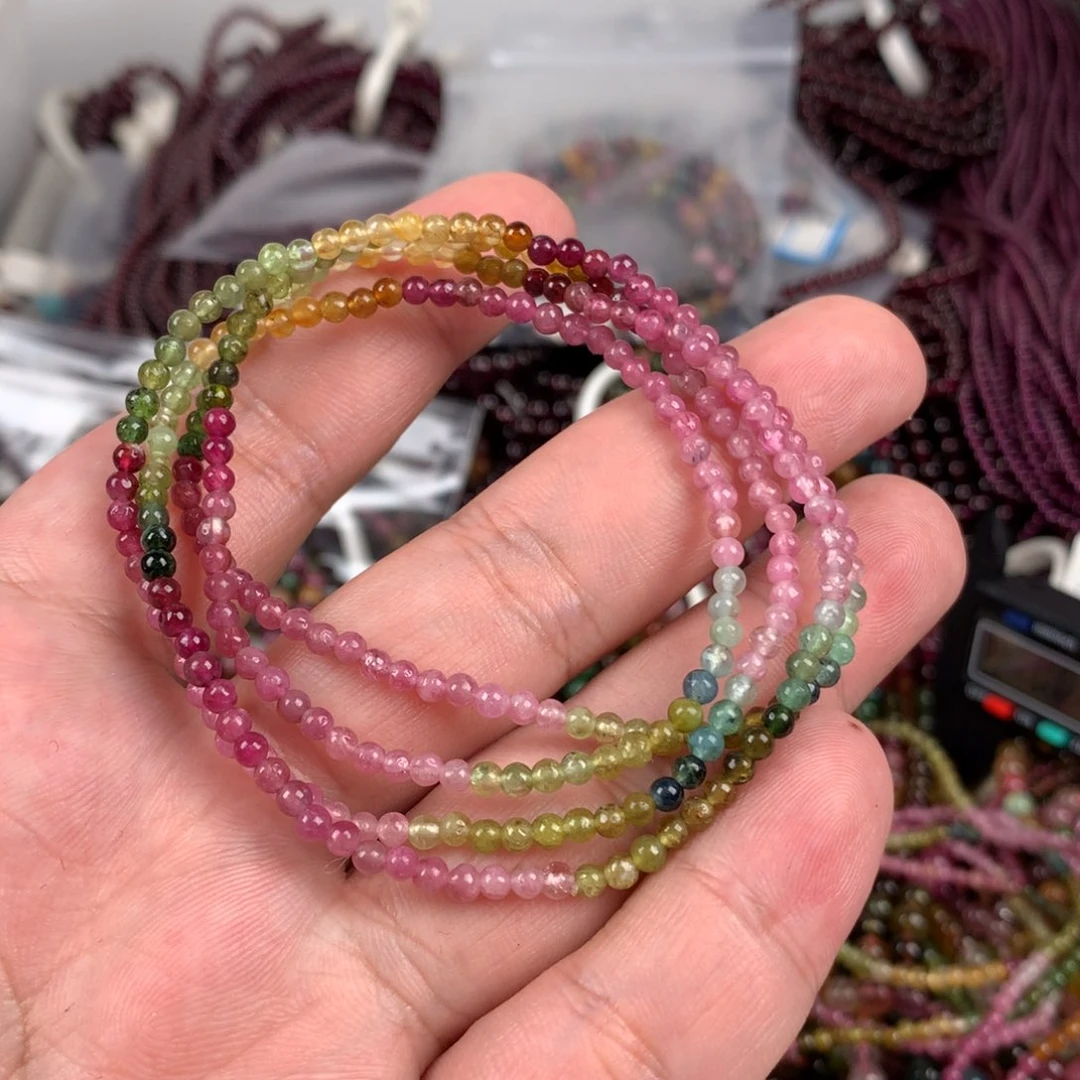 碧玺手链未镶嵌99碧玺