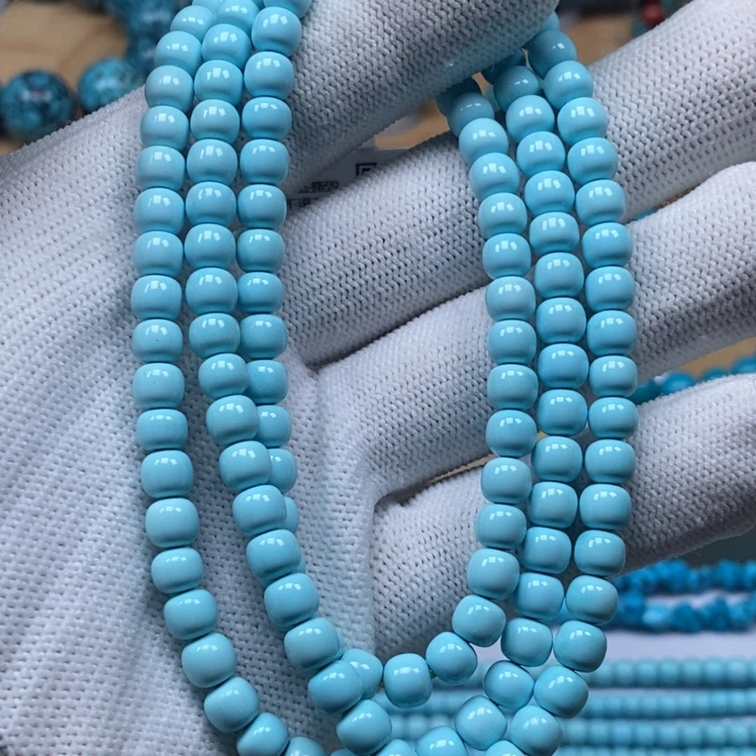 绿松石未镶嵌原矿纯干料绿松石