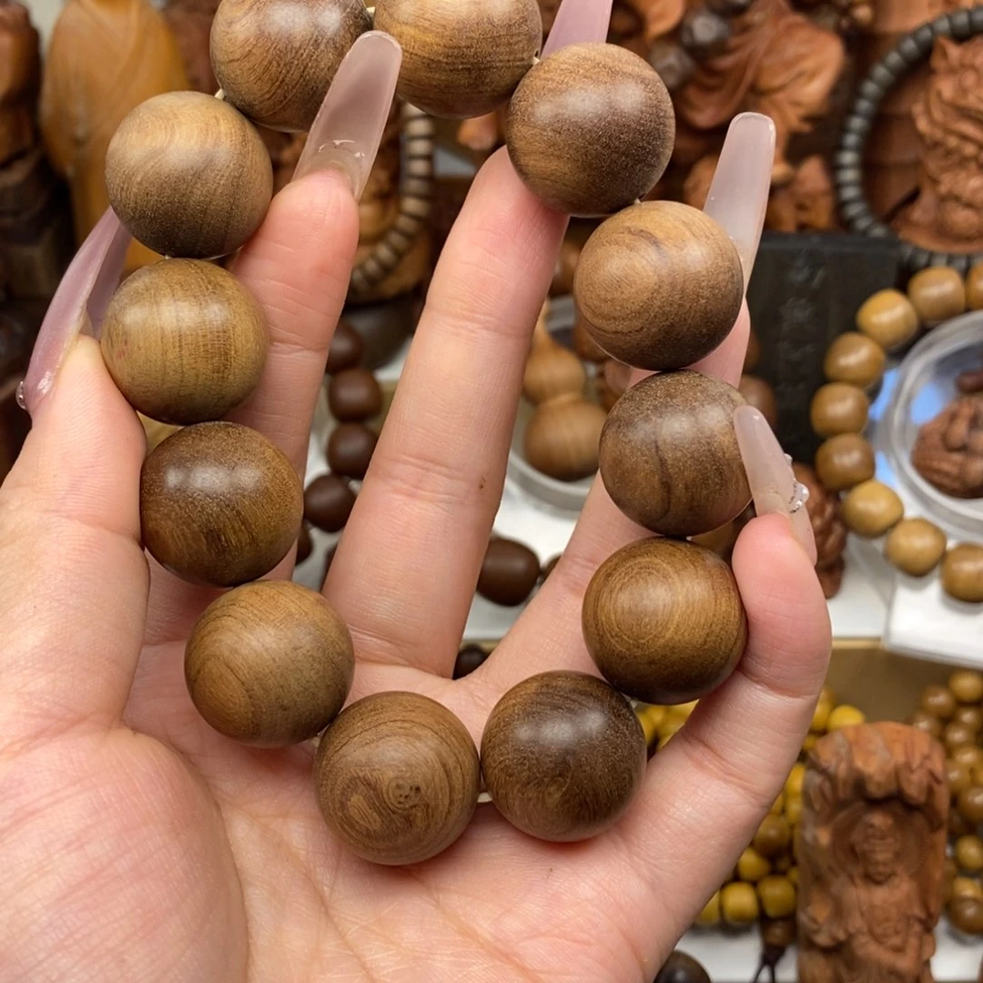 檀香木手串/手链迈索尔老山檀香2.0奶香，微瑕