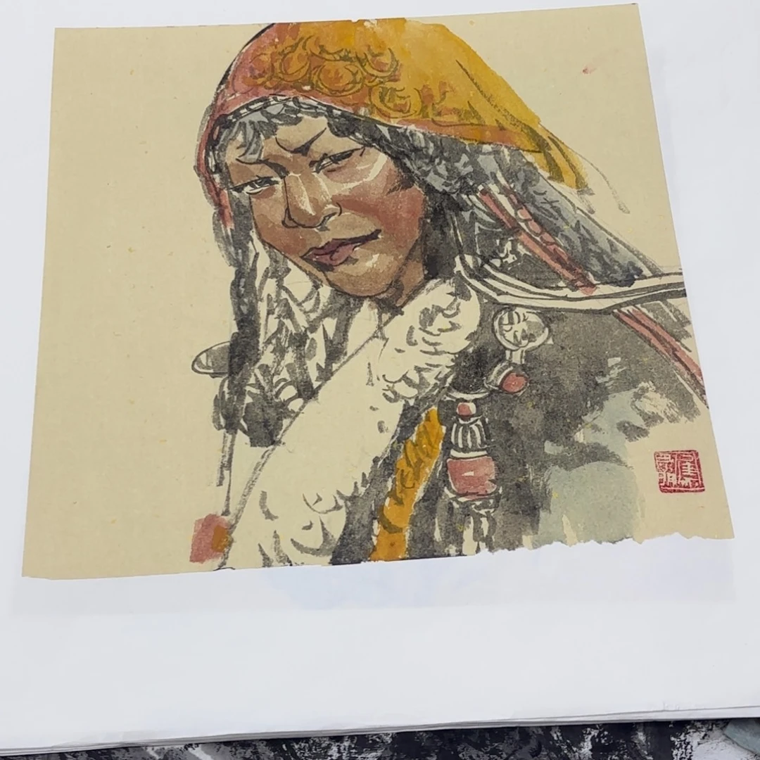 国画国画焦禄明老师作品刘