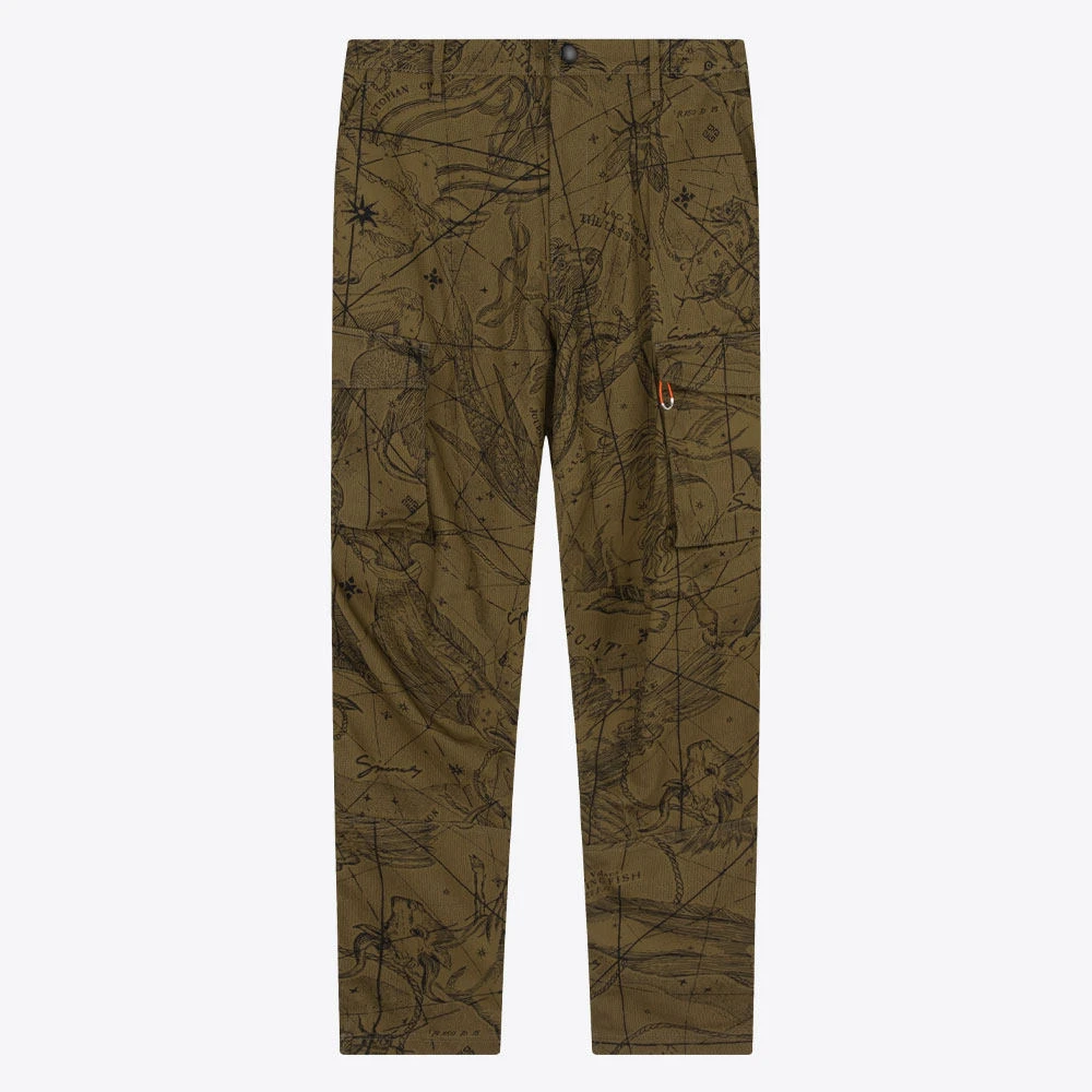 GIVENCHY纪梵希图案印花多口袋男小直筒长裤工装裤BM50L9133A308