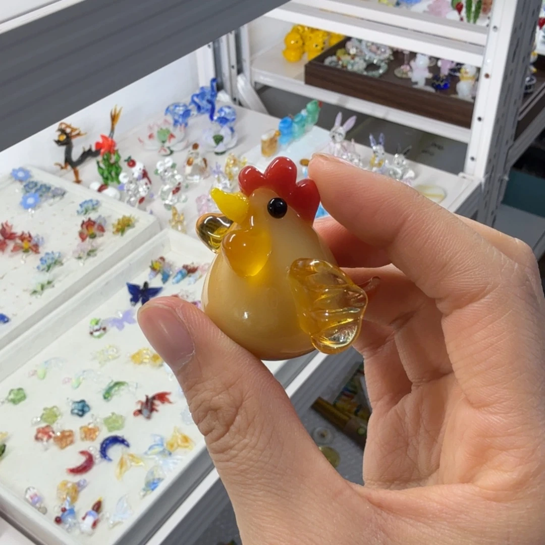 手工艺品琉璃小黄鸡